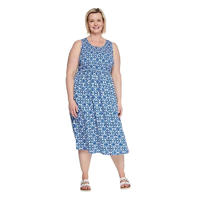 Iyla Women's Plus Smocked Maxi Dress