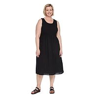 Iyla Women's Plus Smocked Maxi Dress