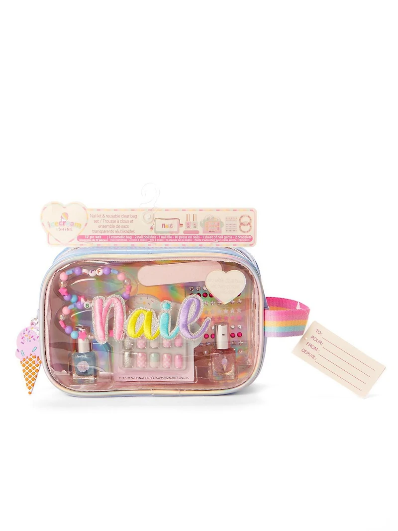 Ice Cream & Shine Nail bag and Accessories