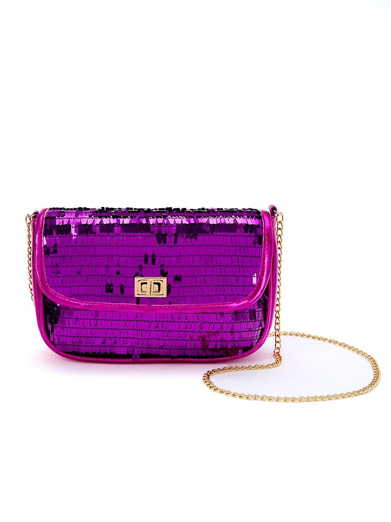 Rainbow Sugar Sequined Crossbody