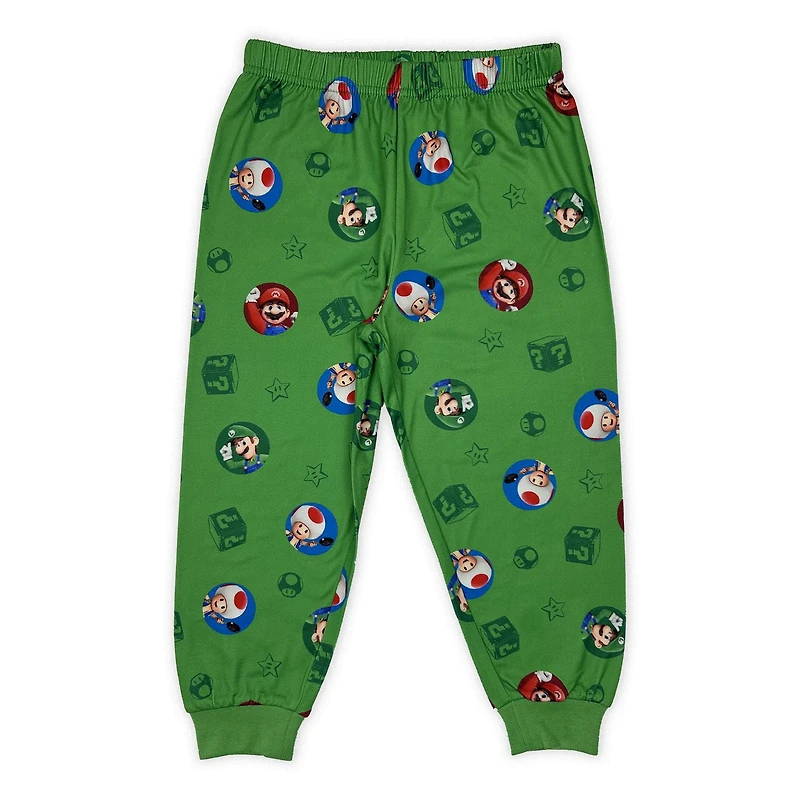 Super Mario Bros Toddler Boy's 2 pc pyjama set.