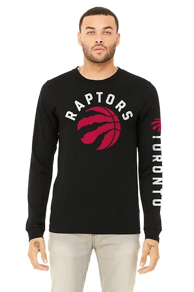 NBA Autorisé Toronto Raptors tee-shirt à manches longues