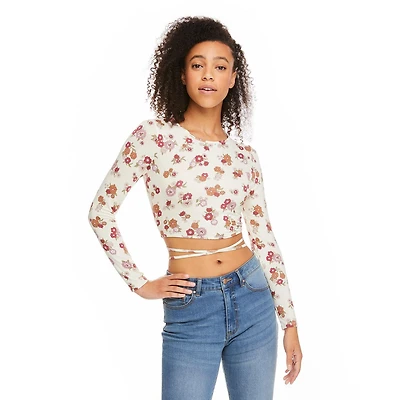 Wild Skye Women's Crew Neckline Cropped Tee