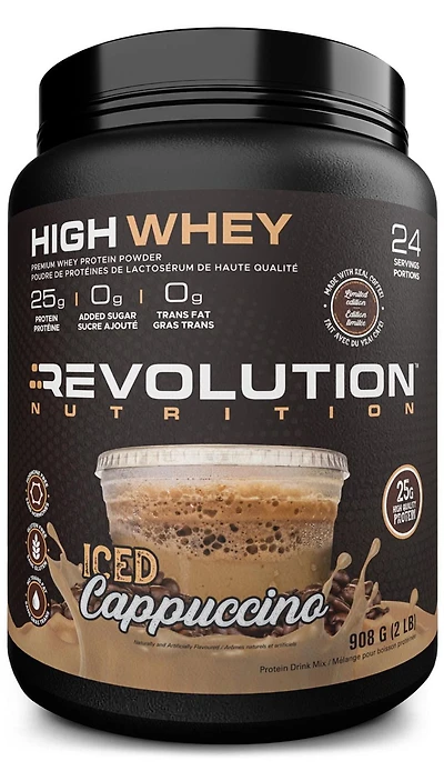 Revolution Nutrition High Whey Iced Cappuccino 2 lbs