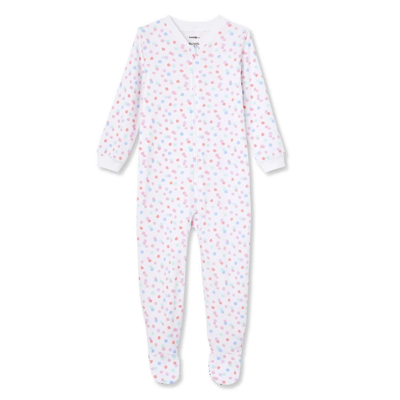 Grenouillère avec pieds George pour petites filles