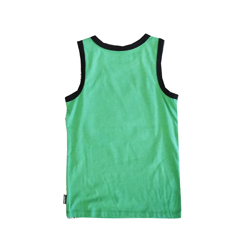 Boys Minecraft Creeper Survive Tank Top
