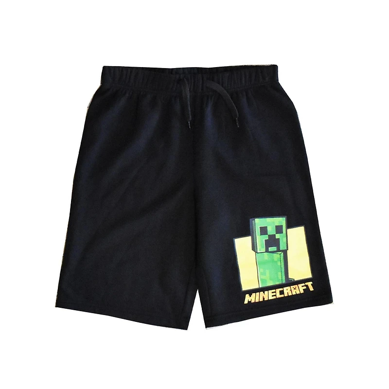 Boys Minecraft Creep In A Box Shorts