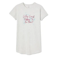 George Women's Plus Crew Neckline Nightshirt