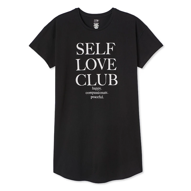 George Women's Plus Crew Neckline Nightshirt