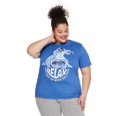 T-shirt Stitch Disney Plus pour femmes Tailles 1X-4X