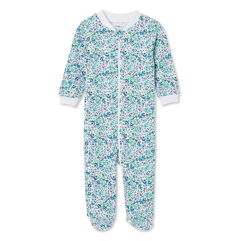 George Baby Girls' Sleeper, Sizes 0-24 months