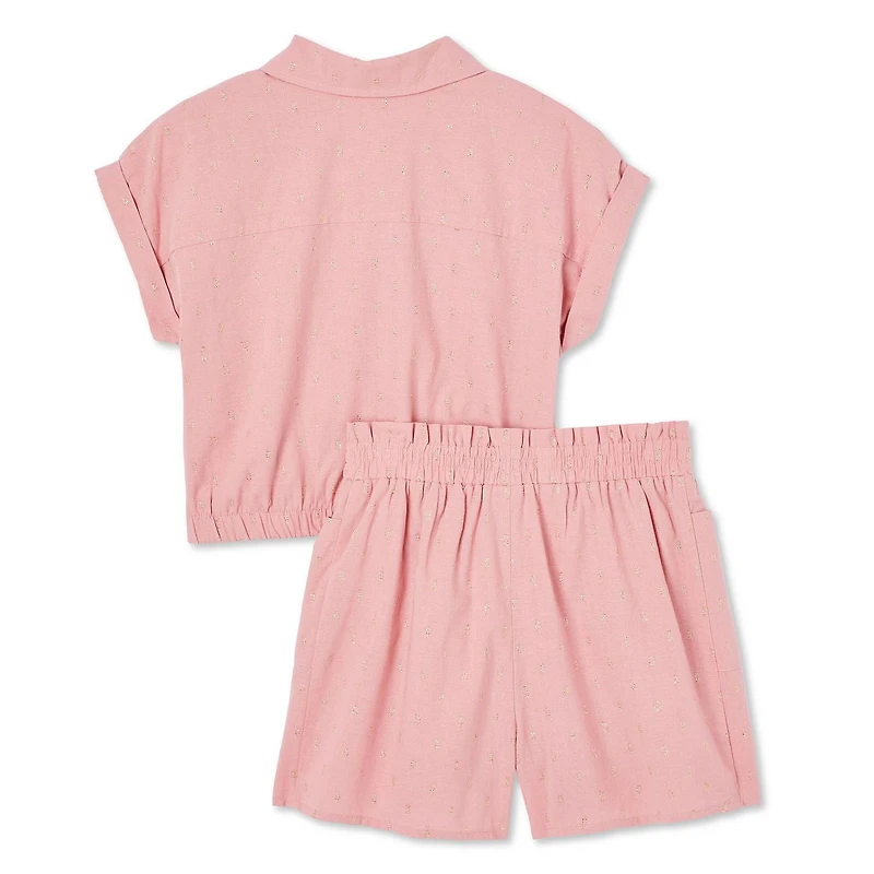 Btween Girls' Short 2-Piece Set