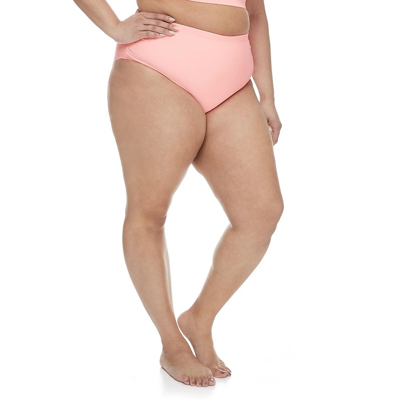 Bas de bain échancré taille haute George Plus pour femmes