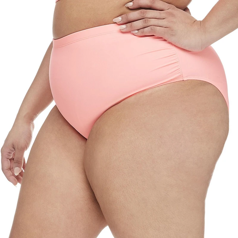 Bas de bain échancré taille haute George Plus pour femmes