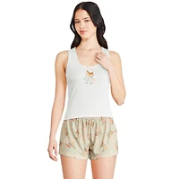Pyjama 2 pièces Bambi Disney pour femmes Tailles TP–TG