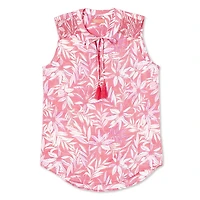 Iyla Women's Sleeveless Peasant Top