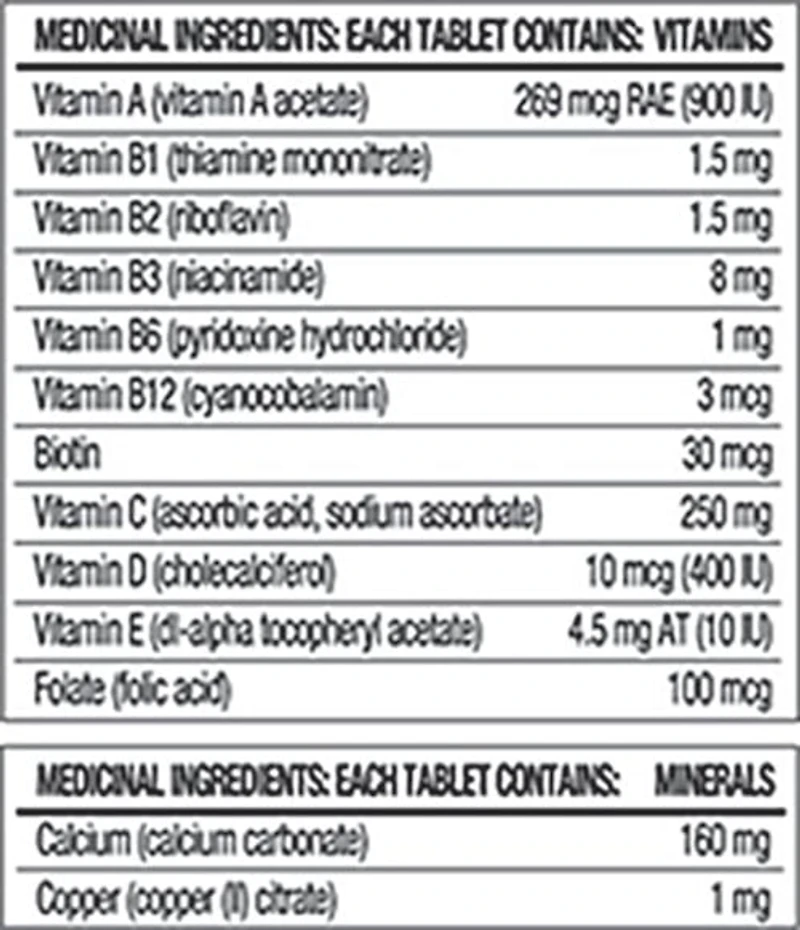 Equate Children’s Complete Multivitamin <br>with Vitamin C, 250s<br>Chewable tablets