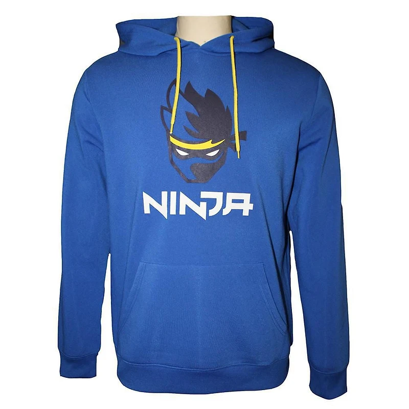 Chandail à capuchon en molleton  de polyester avec cordon de serrage pour hommes