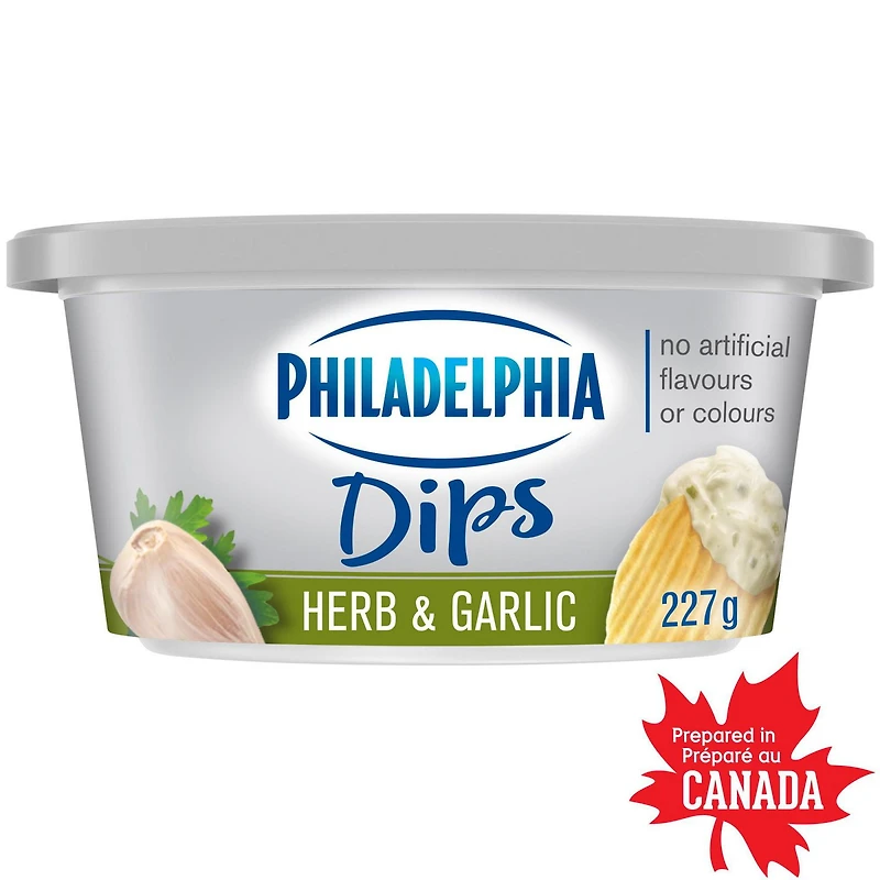 Trempette Philadelphia Herbes et ail 227g