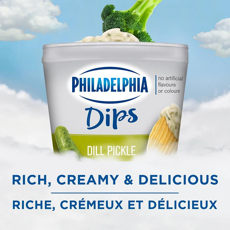 Trempette Philadelphia Cornichons à l’aneth