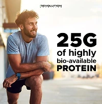 Revolution Nutrition, High Whey, Poudre de Protéines 2LB, 25 g de Protéines par Dosette, 908 g, 24 Portions, Sans Gluten, Masse Musculaire Maigre pour Hommes et Femmes, Shortcake à la Fraise (2 Livres)