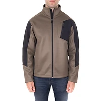 Swiss Tech Men's Sweater Knit Fleece Jacket