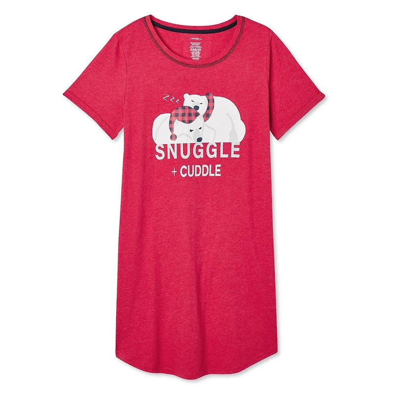 George Women's Rolled Sleeve Nightshirt