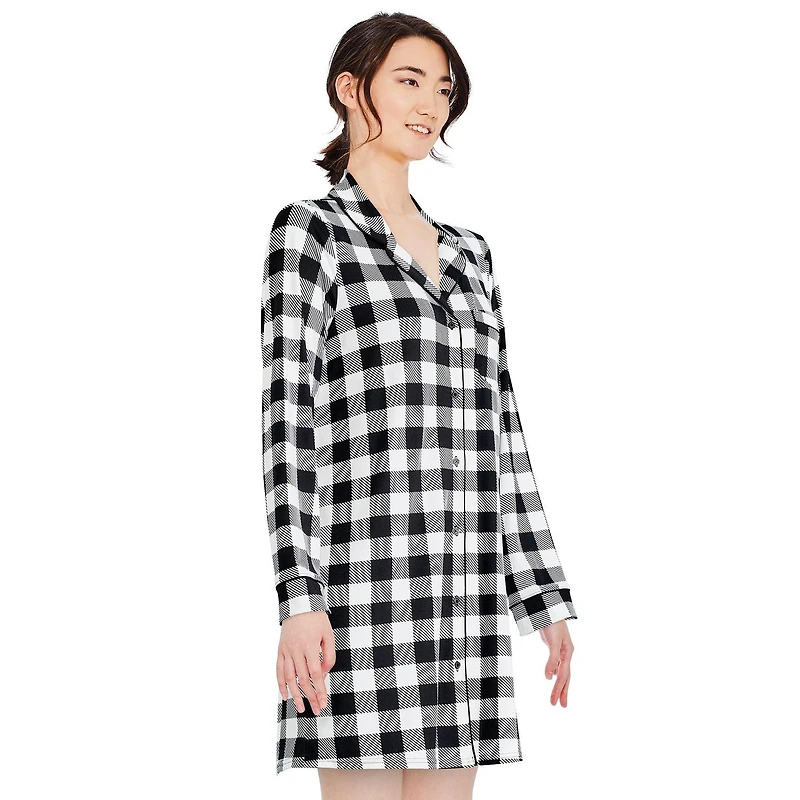 George Women's Notched Collar Nightshirt
