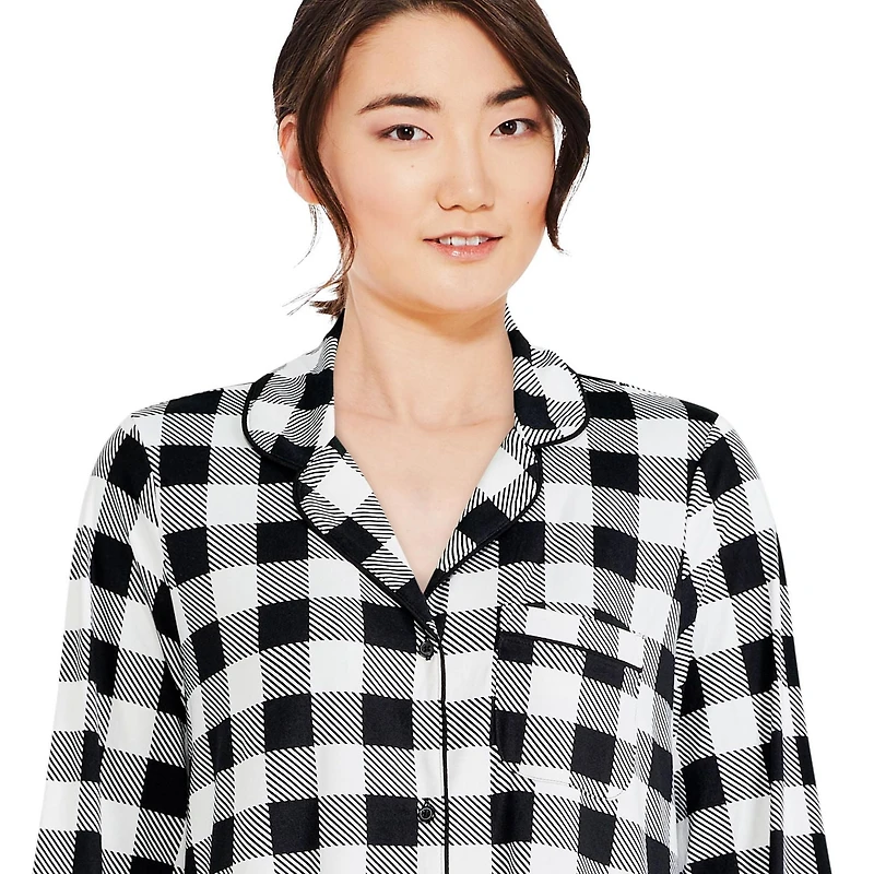 George Women's Notched Collar Nightshirt