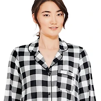 George Women's Notched Collar Nightshirt