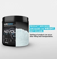 Revolution Nutrition Pure EAA Powder, Essential Amino Acids for Post Workout Recovery,  Gluten Free, Zero Calorie, Zero Sugar,with Electrolytes, 5g EAAs per Serving, Blue Sharks, 240g (26 Servings)