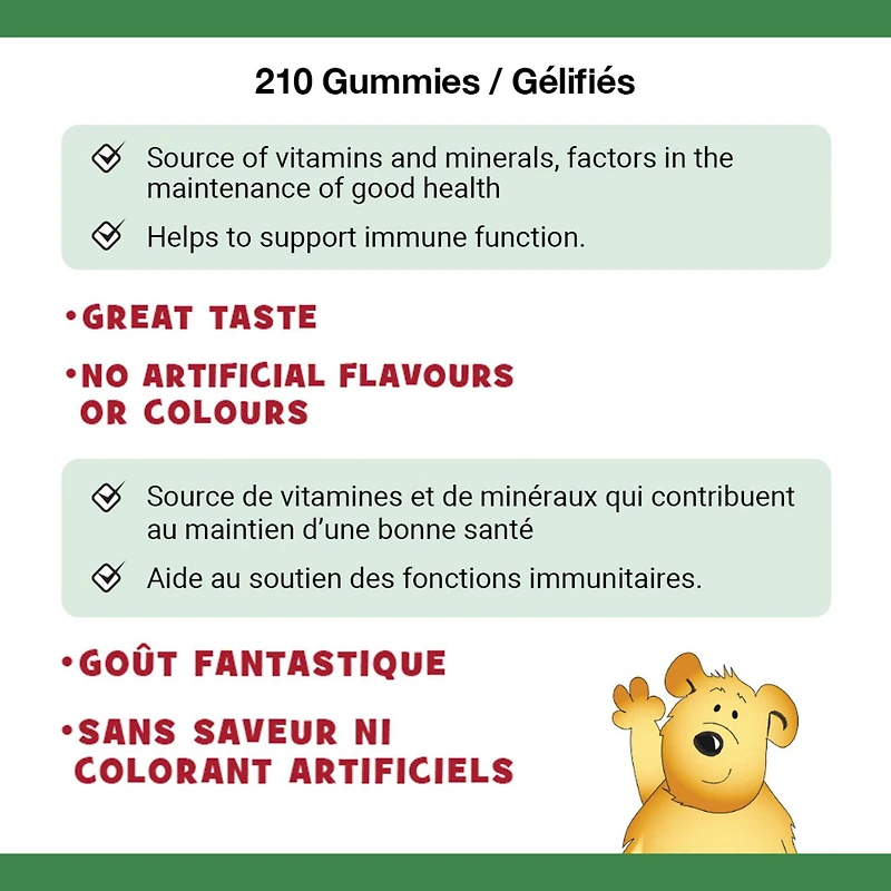 Nature's Bounty Kids Multivitamin Gummies, Source Of Vitamins And Minerals, Supports Immune Function, No Artificial Colours, No Artificial Flavours, Taste Great, Cherry, Grape And Orange Flavours