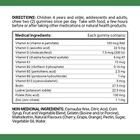 Nature's Bounty Kids Multivitamin Gummies, Source Of Vitamins And Minerals, Supports Immune Function, No Artificial Colours, No Artificial Flavours, Taste Great, Cherry, Grape And Orange Flavours