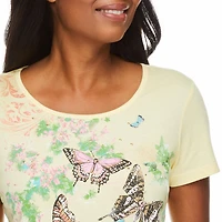 T-shirt imprimé à manches courtes Penmans pour femmes