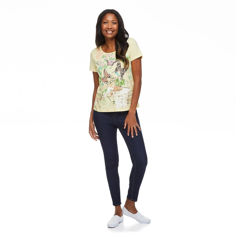 T-shirt imprimé à manches courtes Penmans pour femmes