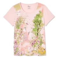 T-shirt imprimé à manches courtes Penmans pour femmes