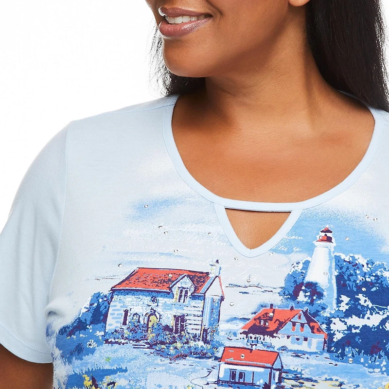 T-shirt à manches courtes Penmans Plus pour femmes