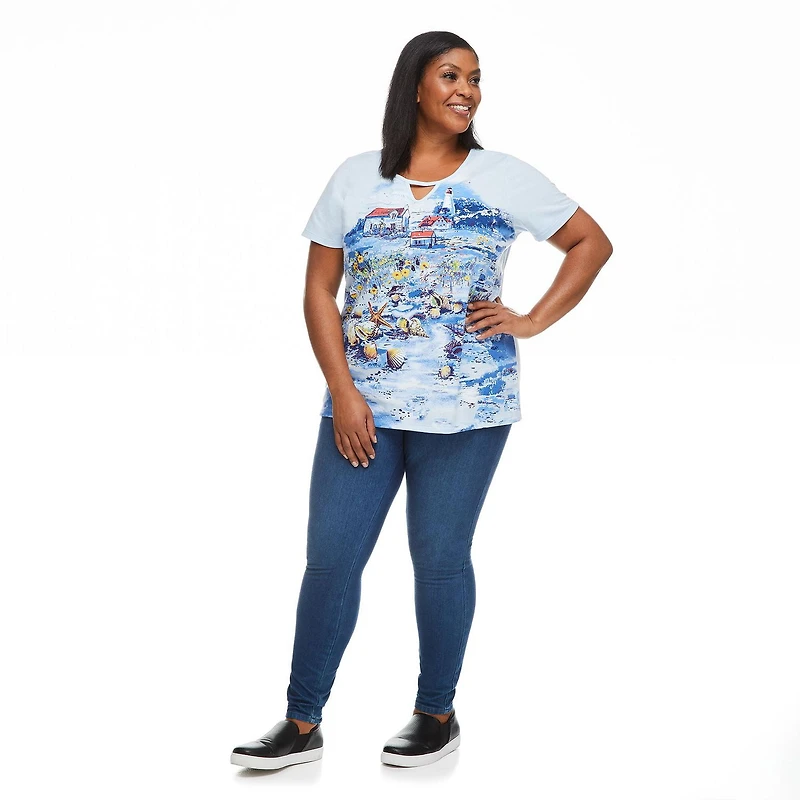 T-shirt à manches courtes Penmans Plus pour femmes