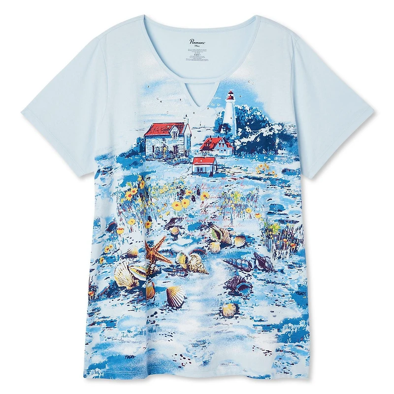 T-shirt à manches courtes Penmans Plus pour femmes