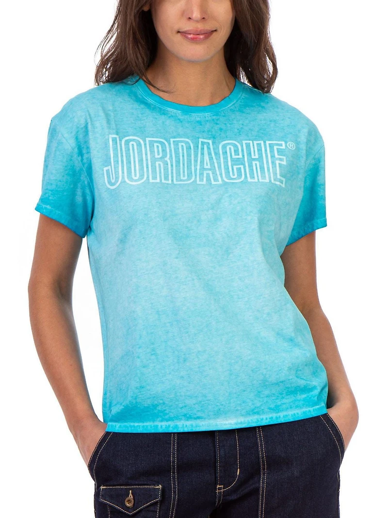 T-shirt boxy Jordache pour femmes