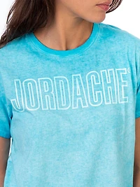 T-shirt boxy Jordache pour femmes