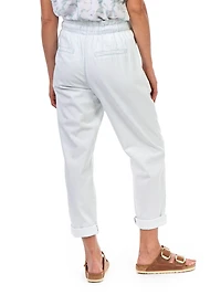 Jordache Pantalon 2 boutons paperbag pour femme