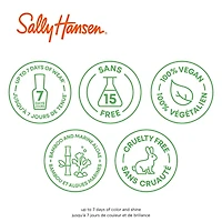 Sally Hansen - Good. Kind. Pure™, vernis à ongles 100 % végétalien, Sans 15, avec du bambou durable et des algues marines pour un soin supplémentaire Sans 15