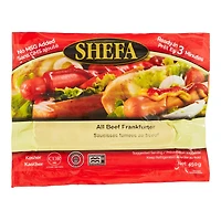 Saucisses fumées au bœuf Shefa 5 pièces, 450 g