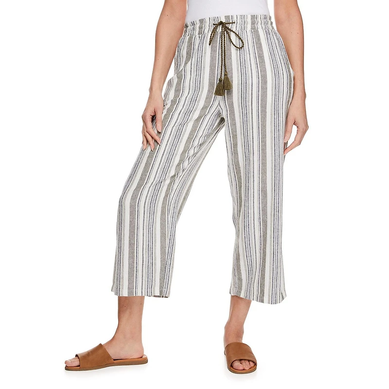 Penmans Women's Linen-Blend Pant with Tassels