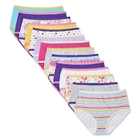 George Girls' Jersey Briefs 14-Pack, Sizes 4-14