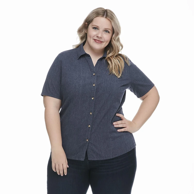 Penmans Women's Crinkle Camp Shirt