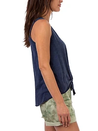 Jordache Débardeur noué sur le devant pour femmes