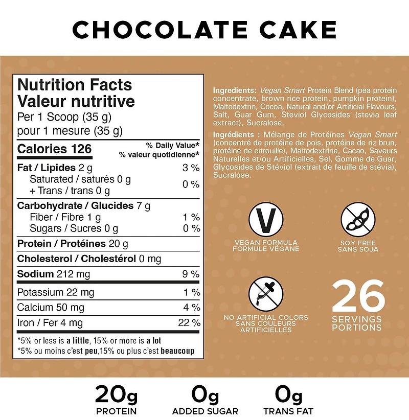 Revolution Nutrition Vegan Smart (Chocolate Cake, 2 lbs)