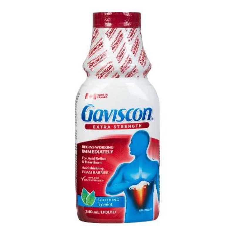 Gaviscon Extra Strength Liquid Soothing Icy Mint